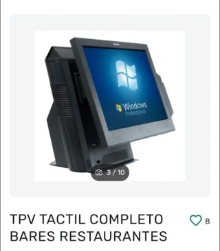 TPV Táctil Caja Registradora Bares
