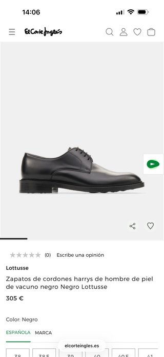 Lottusse Mocasines Piel Negro