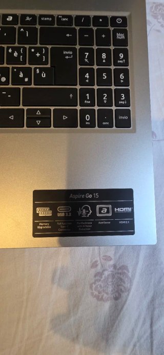 Acer asper go 15 . Gg15-72p-77te