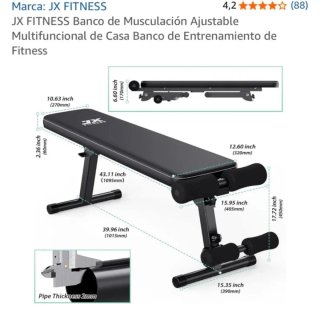 Banco de pesas y abdominales