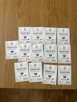 Lote Cromos España 2026 Carrefour