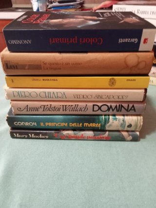 Lotto di 7 libri romanzi