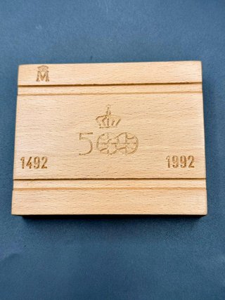 Moneda de plata 5000 pesetas 1989