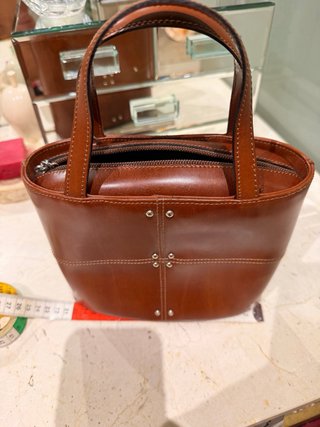 Borsa Tod's in pelle marrone fatta a mano