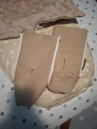 Saco y manoplas para carrito bebé