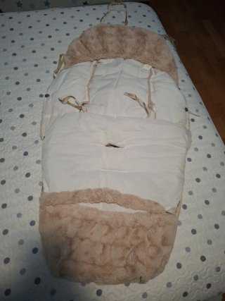 Saco y manoplas para carrito bebé