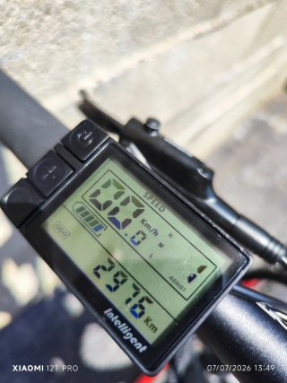 Bicicleta Eléctrica Plegable MTB Blanca