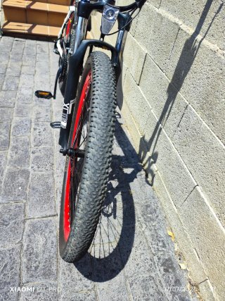 Bicicleta Eléctrica Plegable MTB Blanca