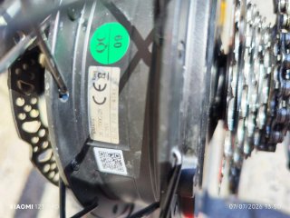 Bicicleta Eléctrica Plegable MTB Blanca