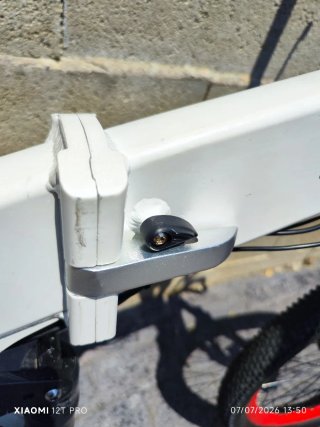 Bicicleta Eléctrica Plegable MTB Blanca