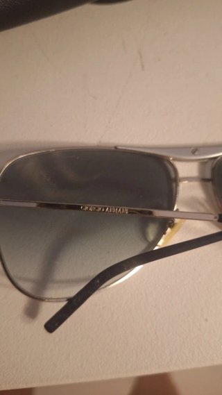 Gafas Giorgio Armani Plata y Gris