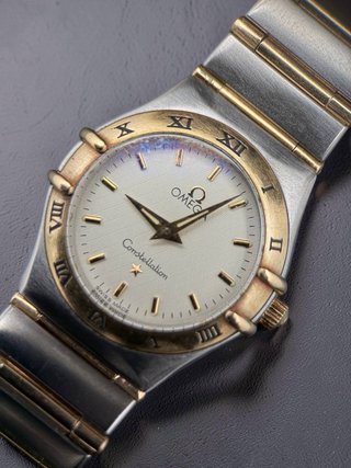 Omega Constellation Mujer 1990s Oro/Plata
