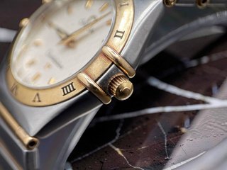Omega Constellation Mujer 1990s Oro/Plata