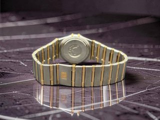 Omega Constellation Mujer 1990s Oro/Plata