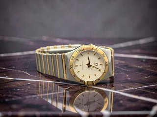 Omega Constellation Mujer 1990s Oro/Plata