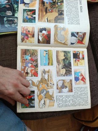Album cromos La Llamada de los Gnomos Panini 1987
