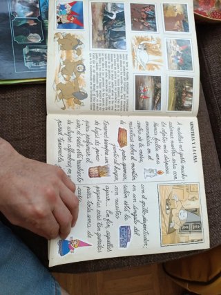 Album cromos La Llamada de los Gnomos Panini 1987