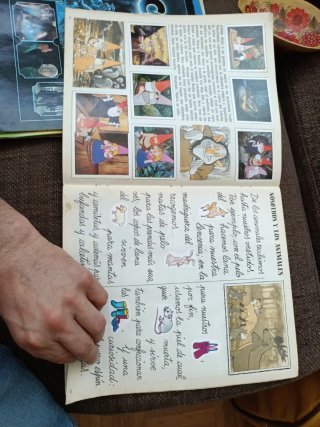 Album cromos La Llamada de los Gnomos Panini 1987