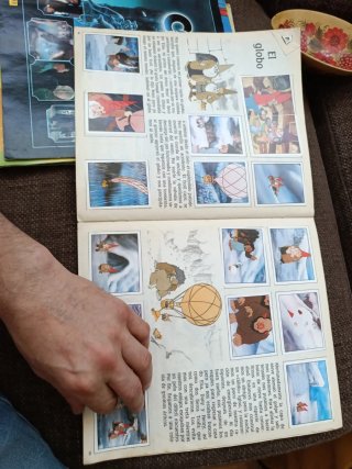 Album cromos La Llamada de los Gnomos Panini 1987