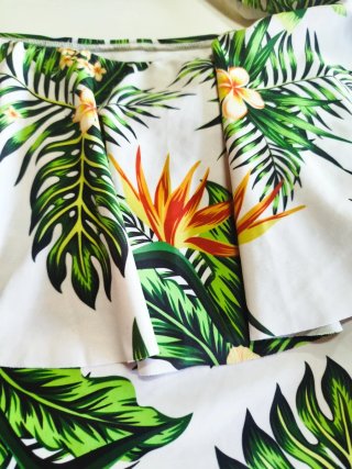 Bañador mujer talla grande estampado tropical