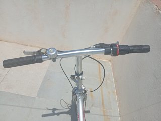 Bicicleta Plegable Plata