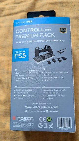 Pack Accesorios Mando PS5 Indeca