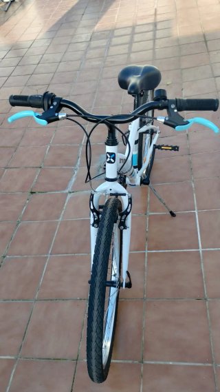 Bicicleta BTWIN niña blanca