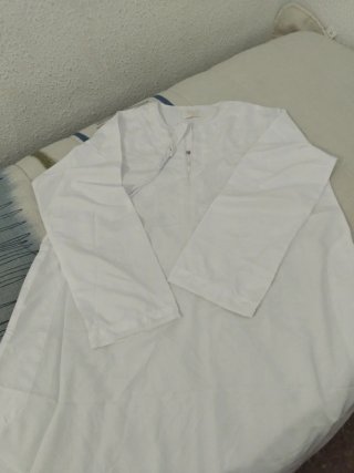Túnica Marroquí Blanca Talla Única