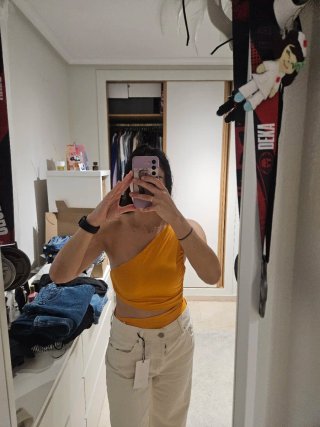 Zara Mono Naranja Cortado