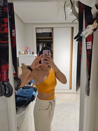 Zara Mono Naranja Cortado