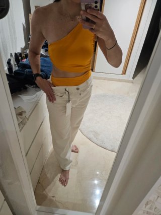 Zara Mono Naranja Cortado