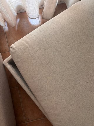 VIMLE, Reposapiés de tela beige