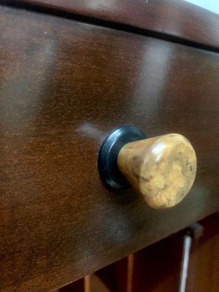 Mueble escritorio de madera. Nórdico