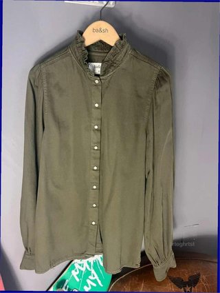 Camisa Ba&sh Axelle kaki