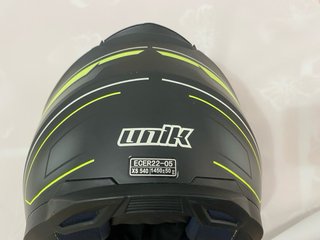 Chaqueta y Casco Moto Negro/Amarillo
