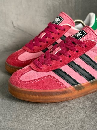 Adidas Gazelle X Gucci Rosa/Verde Talla 36