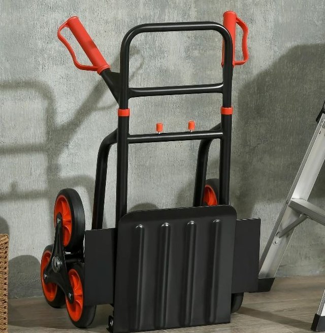 Carretilla Plegable para Escalera con Ruedas