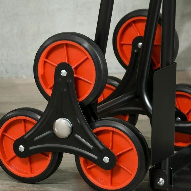 Carretilla Plegable para Escalera con Ruedas