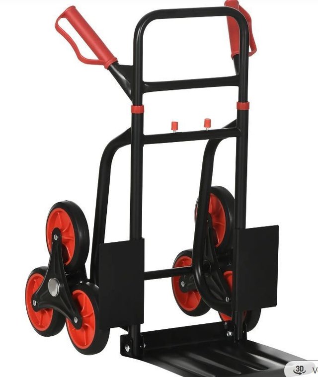Carretilla Plegable para Escalera con Ruedas