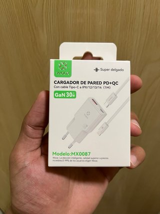 Caricatore iPhone X 11 12 13 14 GaN 30W PD+QC USB-C