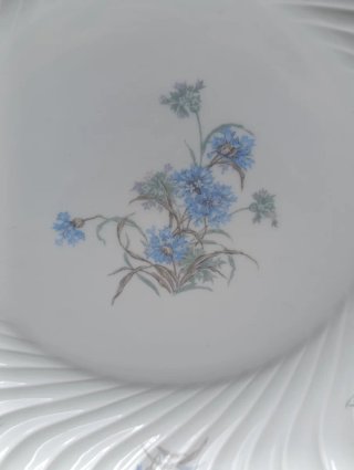 Bandeja Haviland Limoges Flores Azules