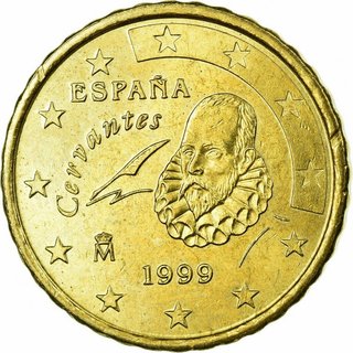 9 Monedas: 3 de 10 de 20 de 50 céntimos Esp. 1999
