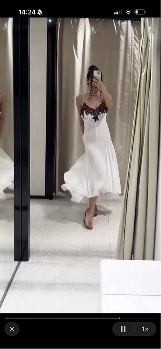 Vestido Zara Vuelo Encaje