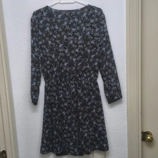 Vestido estampado floral azul