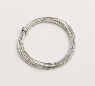Pulsera Plateada Multivuelta Ajustable Mujer