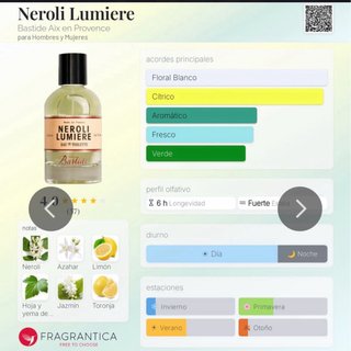 Neroli Lumiere Eau de Toilette Bastide 100ml
