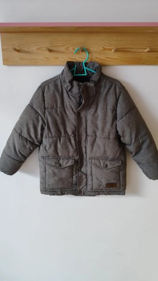 Chaqueta gris acolchada niño H&M