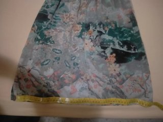 Vestido Bershka estampado japonés
