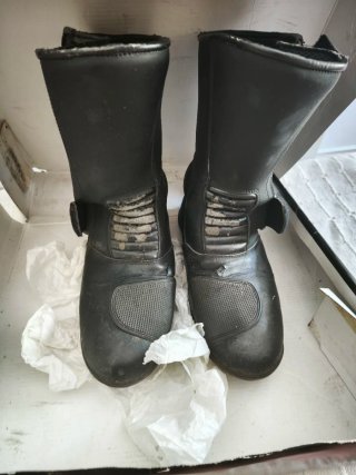 Traje moto completo + botas talla 43