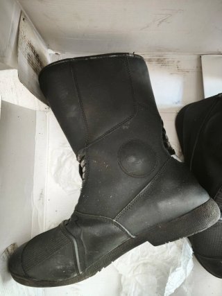 Traje moto completo + botas talla 43
